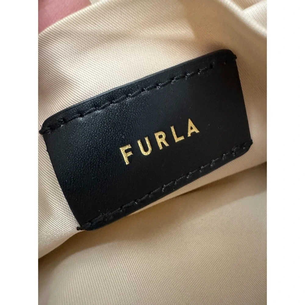 Furla Crossbody Bag Nylon and Leather With Logo